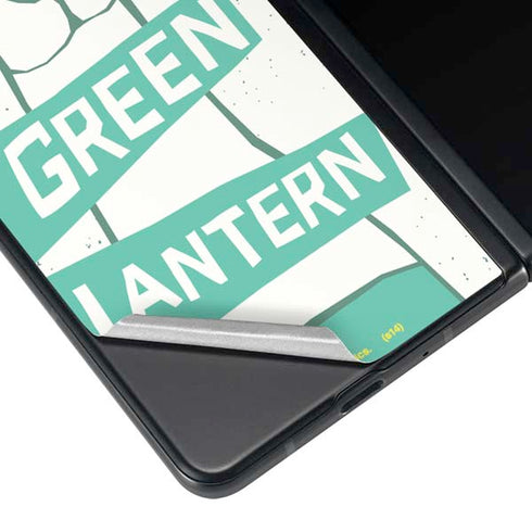 DC Comics Green Lantern Power Fist Galaxy Z Fold4 5G Skin